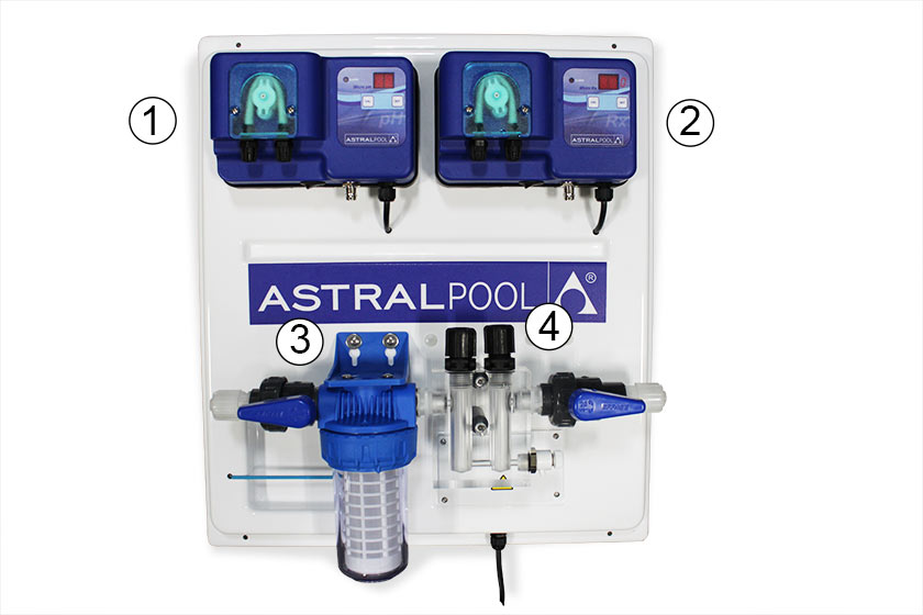 Tableau de régulation ASTRALPOOL Chlore et pH, tarif et infos