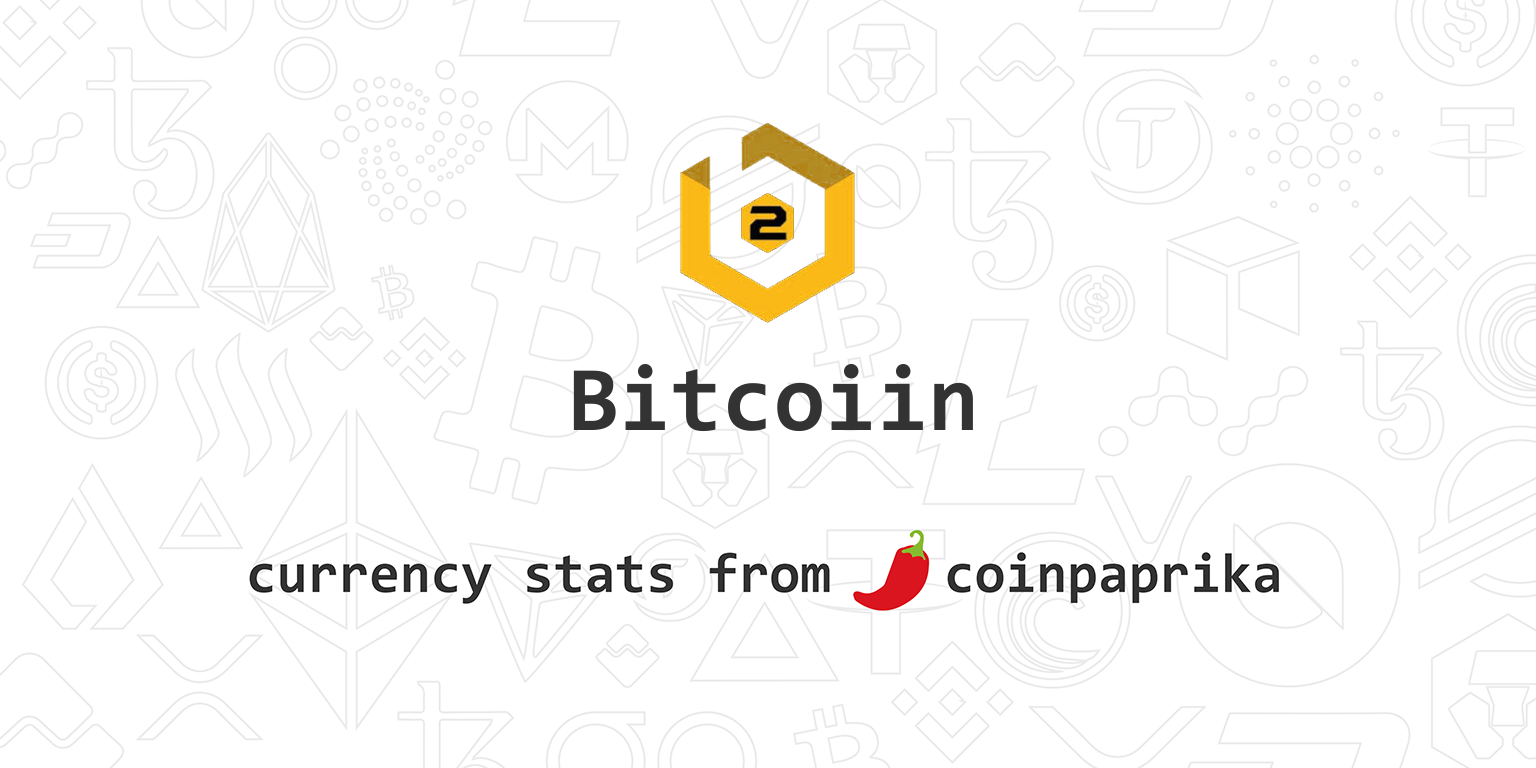 Bitcoiin Price, Info, B2G to USD converter