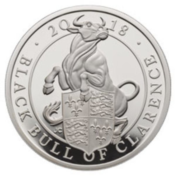 Buy 2oz Silver Queens Beasts Black Bull Of Clarence