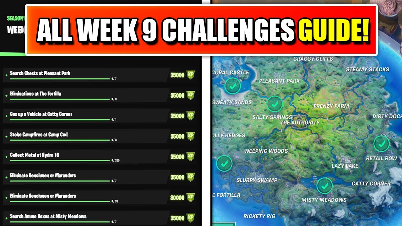 All Fortnite Season 3 Week 7 XP Coin Locations