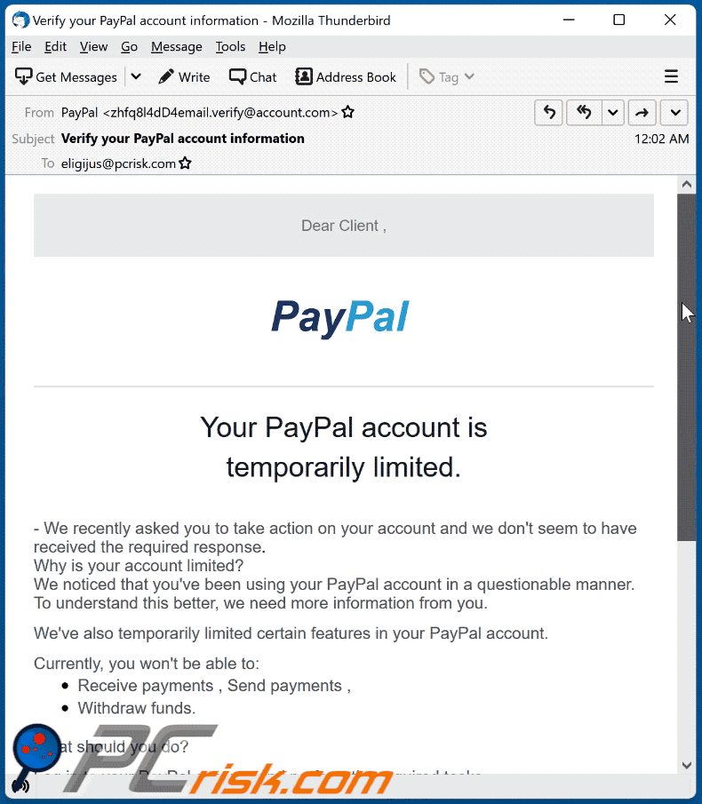 Prevent Online Phishing: Learn About Email Phishing and Hoax Websites - PayPal New Zealand