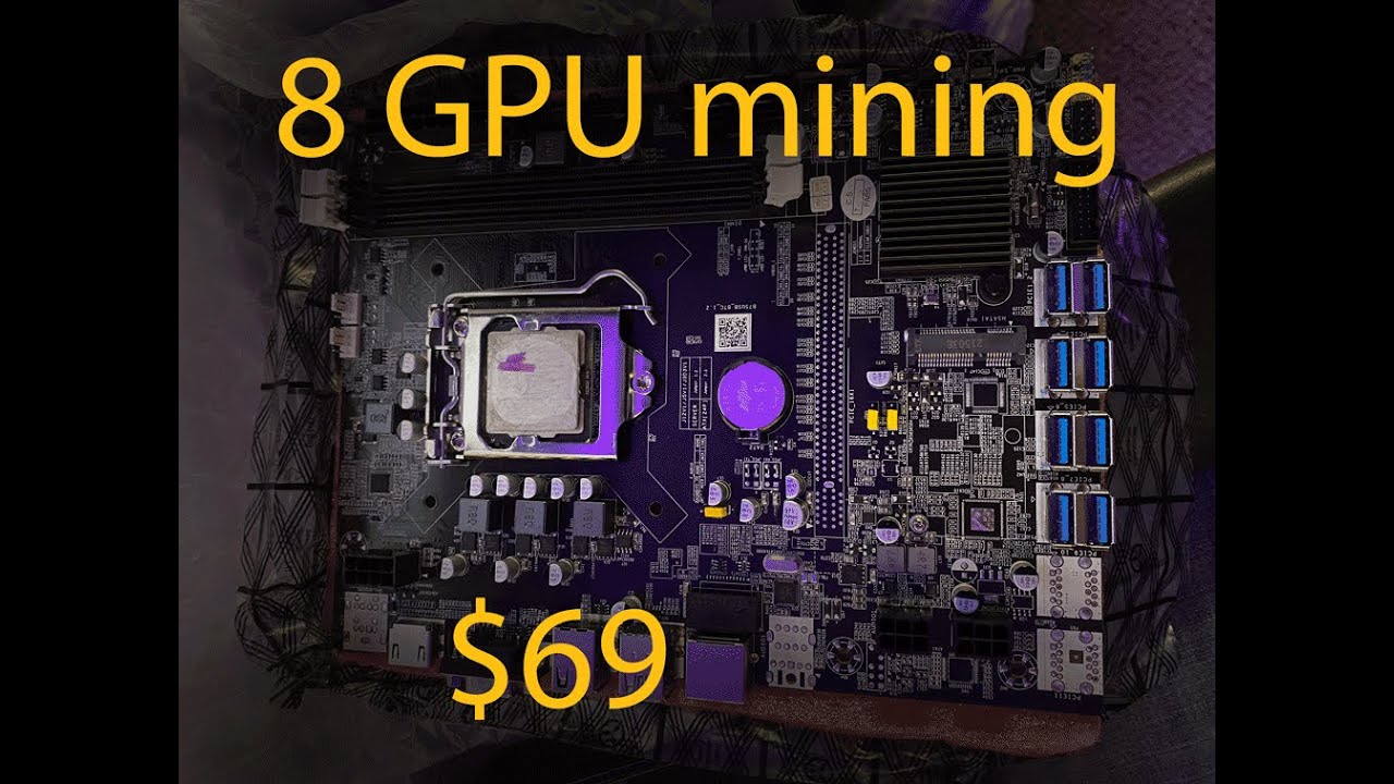 MINING MOTHERBOARD B85 8 GPU RISERLESS - MiningCave