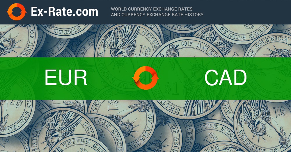 ECB euro reference exchange rate: Canadian dollar (CAD)