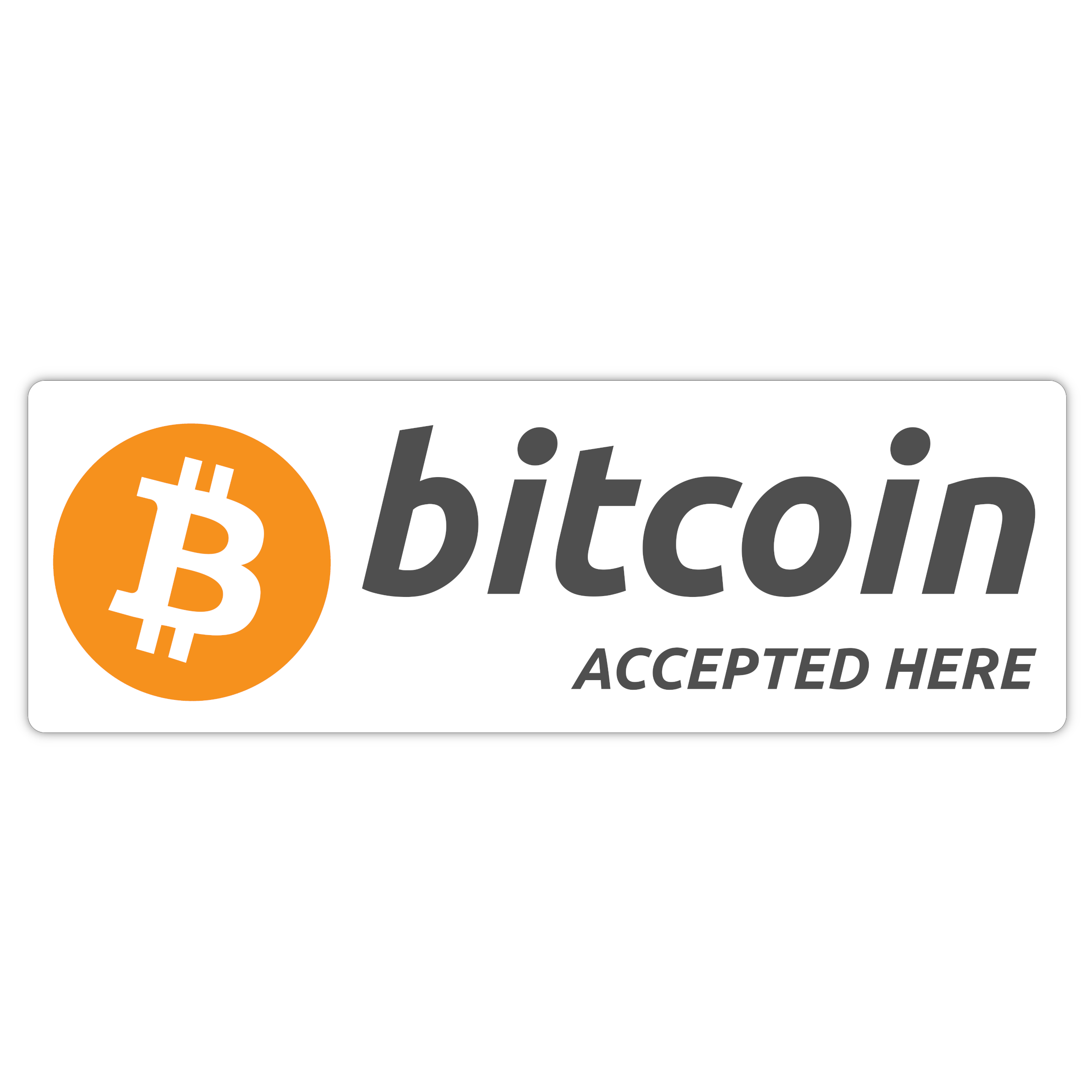 Bitcoin Accepted Here Button Free PNG Image - PNG All | PNG All