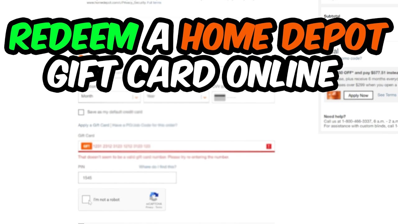 Ways to Get Home Depot Gift Cards for Free