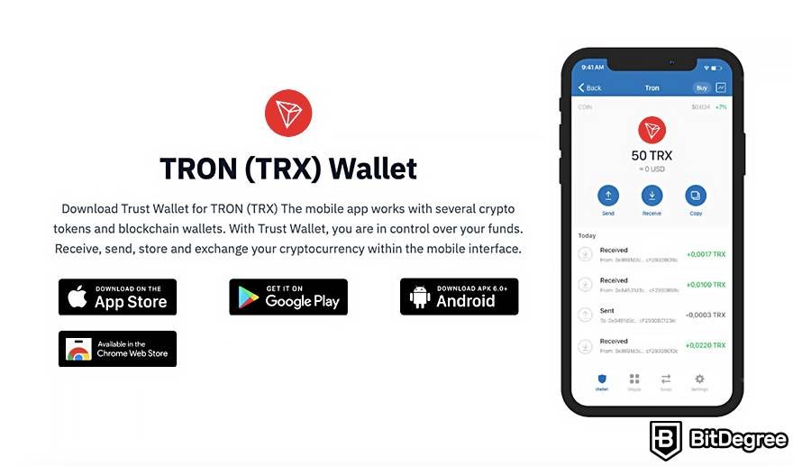 Tron Wallet (TRX) | Secure TRX Wallet | Trust Wallet | Trust