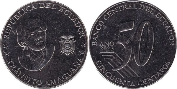 NGC MS 66 Ecuador 50 Centavos Gem BU Mint State Coin (C) – Caesar's Ghost Numismatics