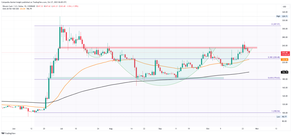 Bitcoin Cash Price (BCH), Market Cap, Price Today & Chart History - Blockworks