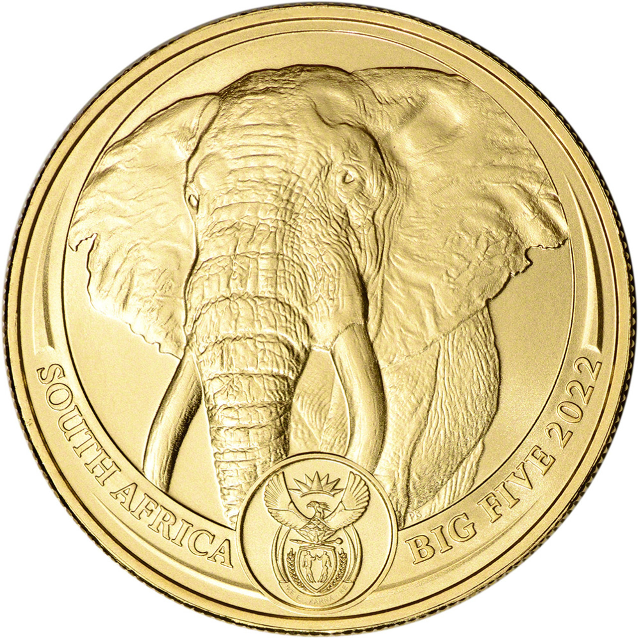 1 oz South African Elephant Big 5 Series Gold Coin | Tavex Lithuania