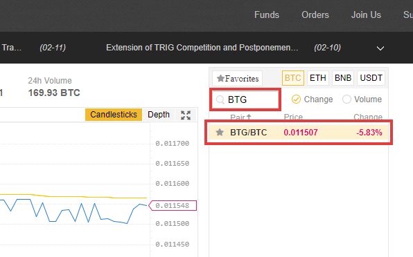 Exchange Bitcoin Gold (BTG) to Binance RUB  where is the best exchange rate?