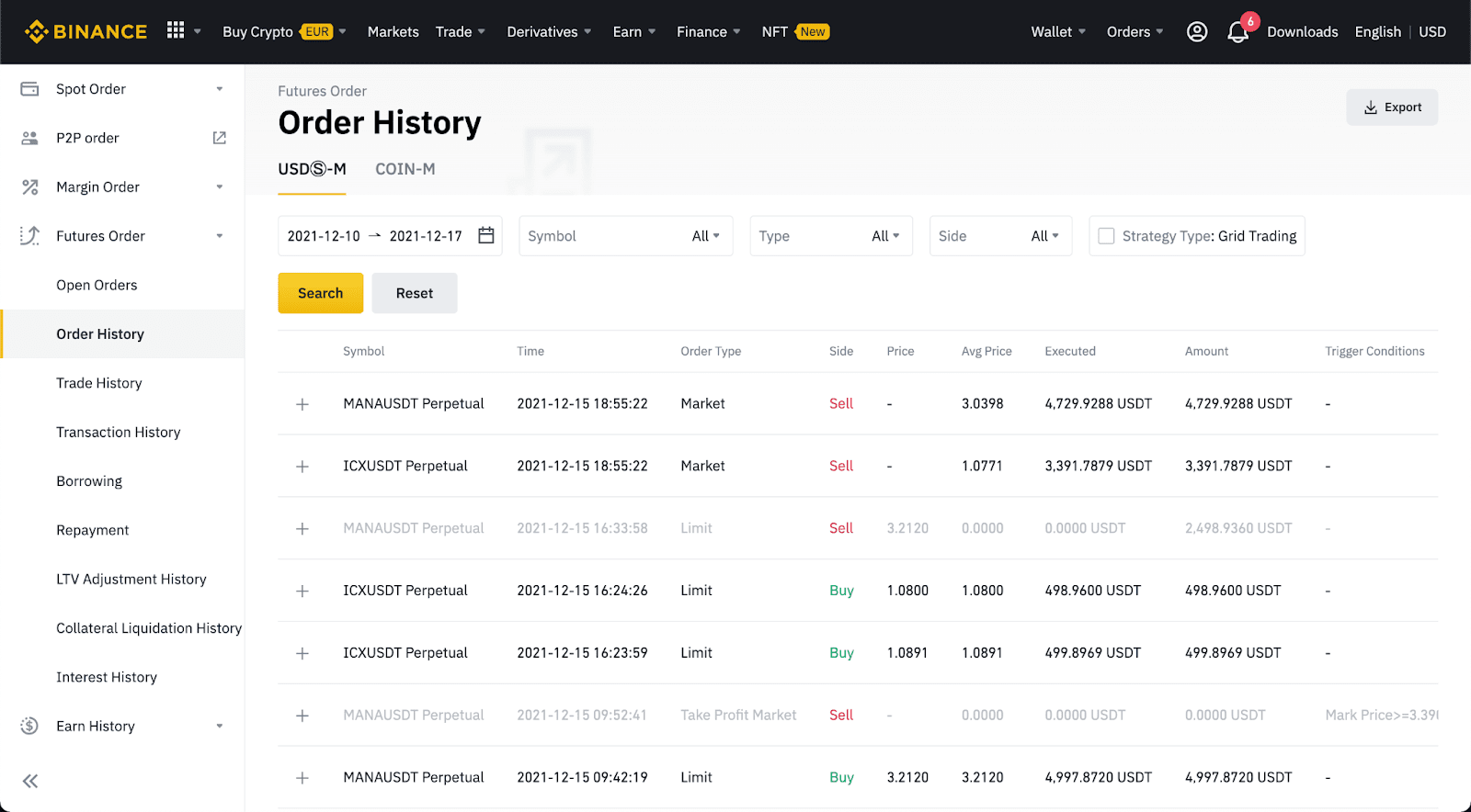 Binance API Documentation