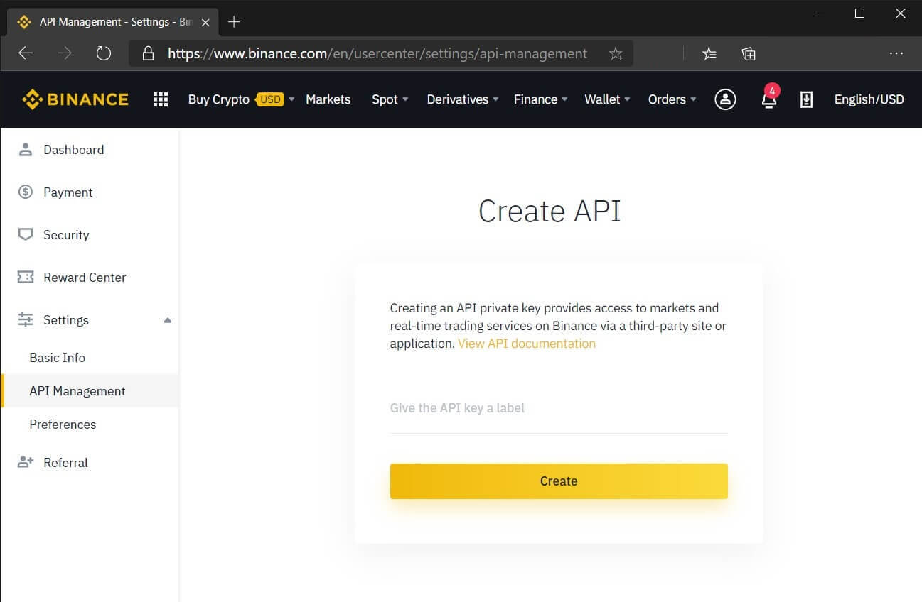 Using Binance API to Get The User’s Trading History