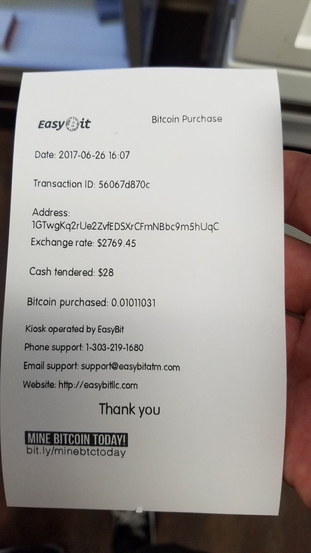 bitcoin ATM – Receipt Font, Bill Font, Invoice Font, Dot Matrix Font, Barcode Label Font