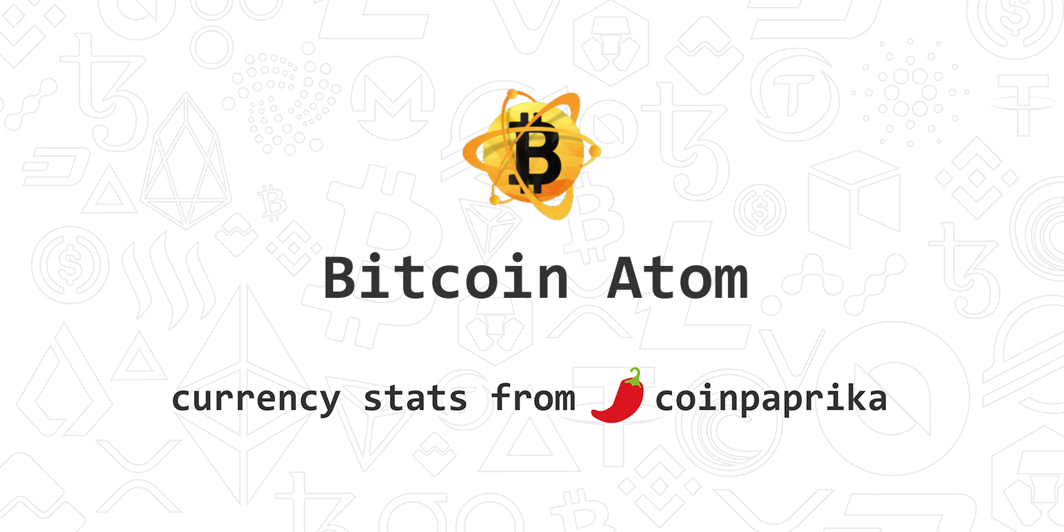 Bitcoin Atom Coin (BCA) & Bitcoin Atom Crypto Wallet & Cross-chain Exchange