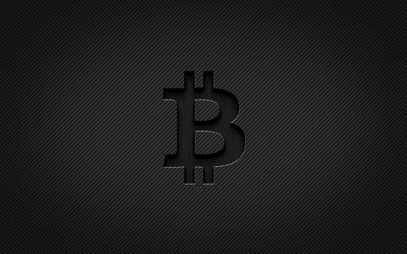 Stylish black logo bitcoin symbol on a white background - Vector ~ Clip Art #