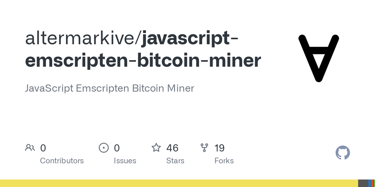 GitHub - jwhitehorn/jsMiner: A Javascript Bitcoin miner