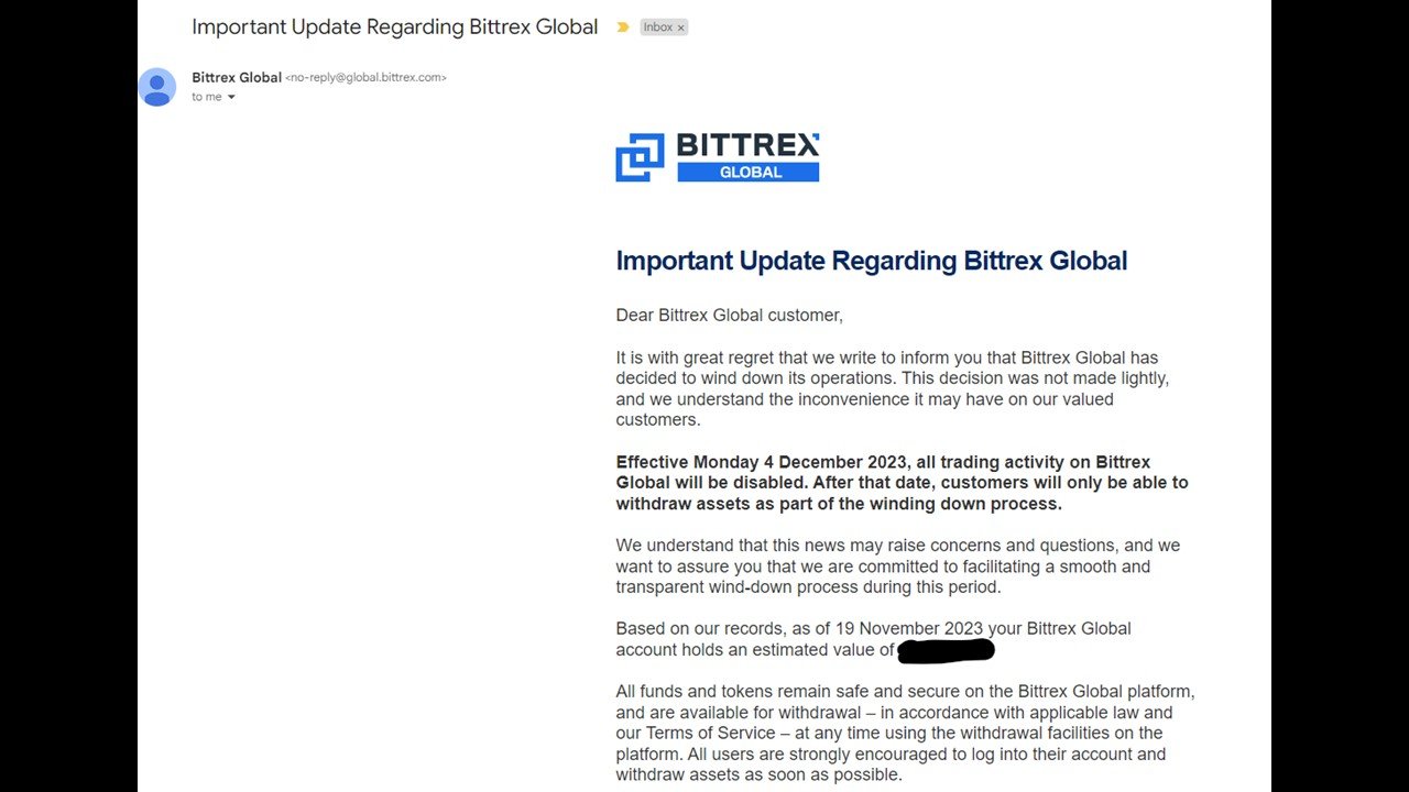 Bittrex, Inc.: Standard Claim Form