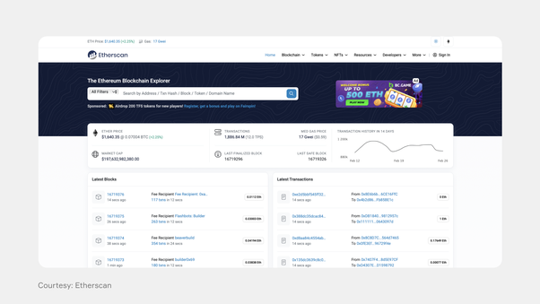 Ethereum Explorer — Blockchair