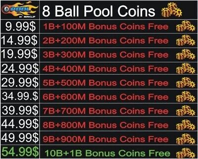 Buy and Sell 8 Ball Pool Coins with Crypto - Cheap Cards