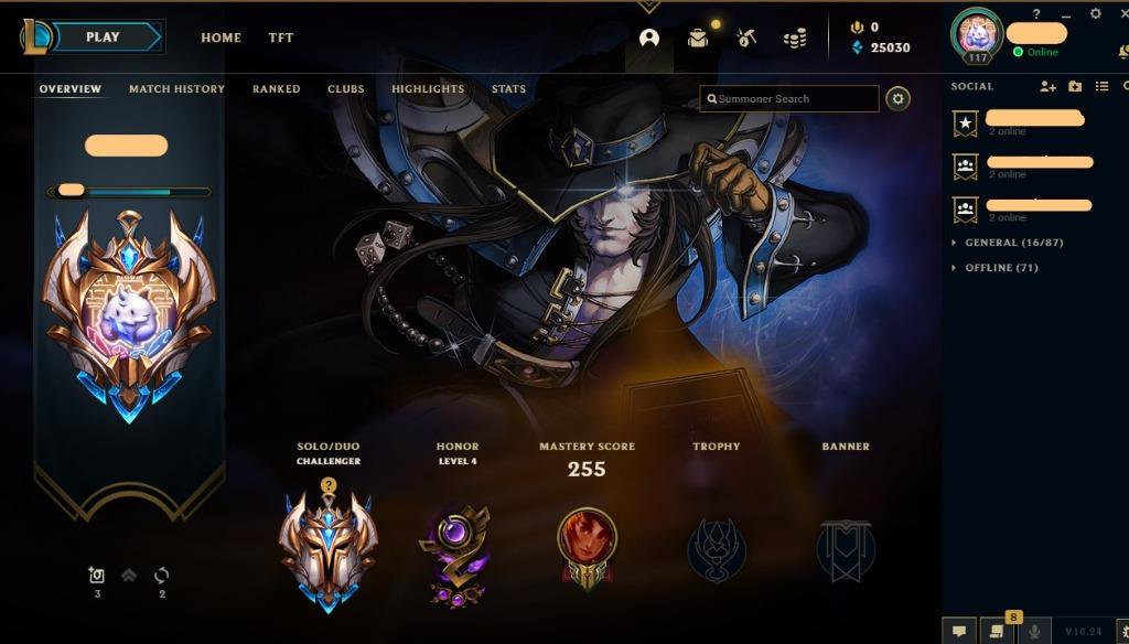 How much it's challenger accout worth?