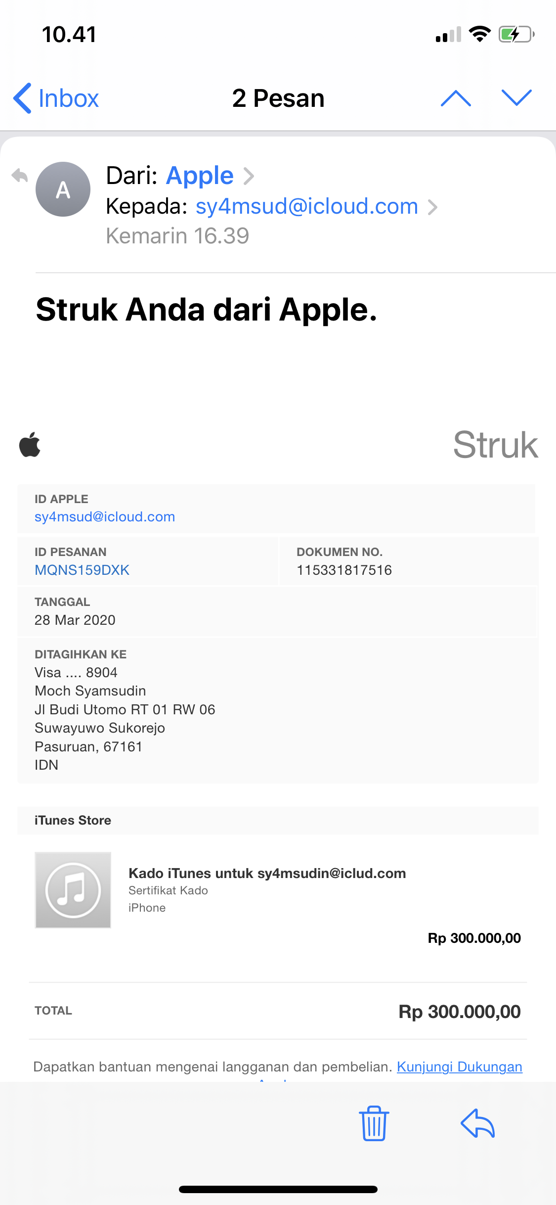 Apple Gift Card - Apple (UK)