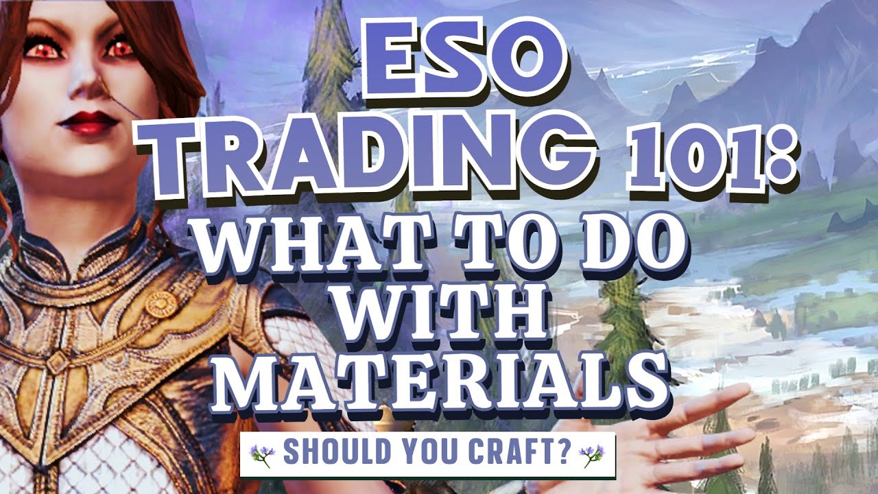 ESO: Items That Can Be Sold Quickly