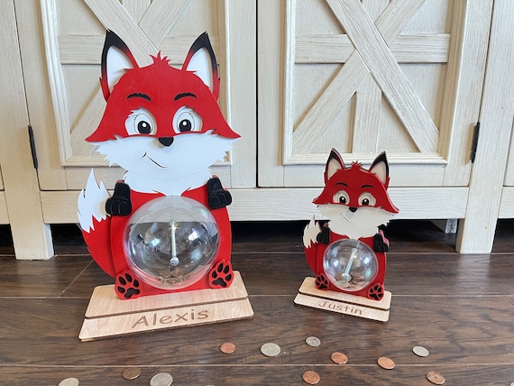 Moneybox: Fox | Kids money boxes | A Little Lovely Company