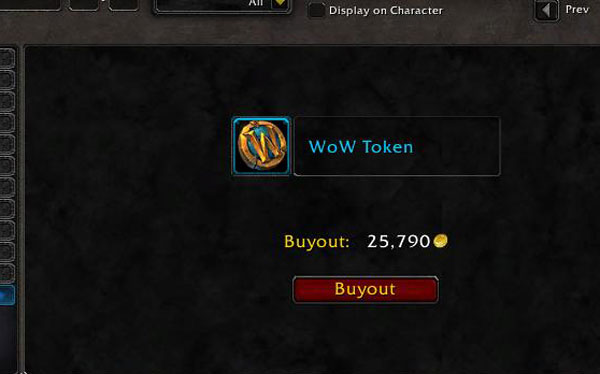 WoW Token - Wowpedia - Your wiki guide to the World of Warcraft