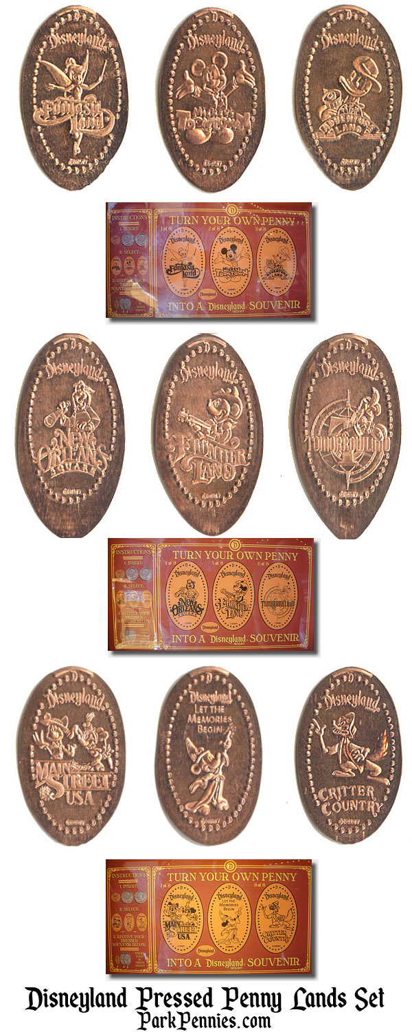 Dated Walt Disney World Pressed Coin Set | David's Coin Travels