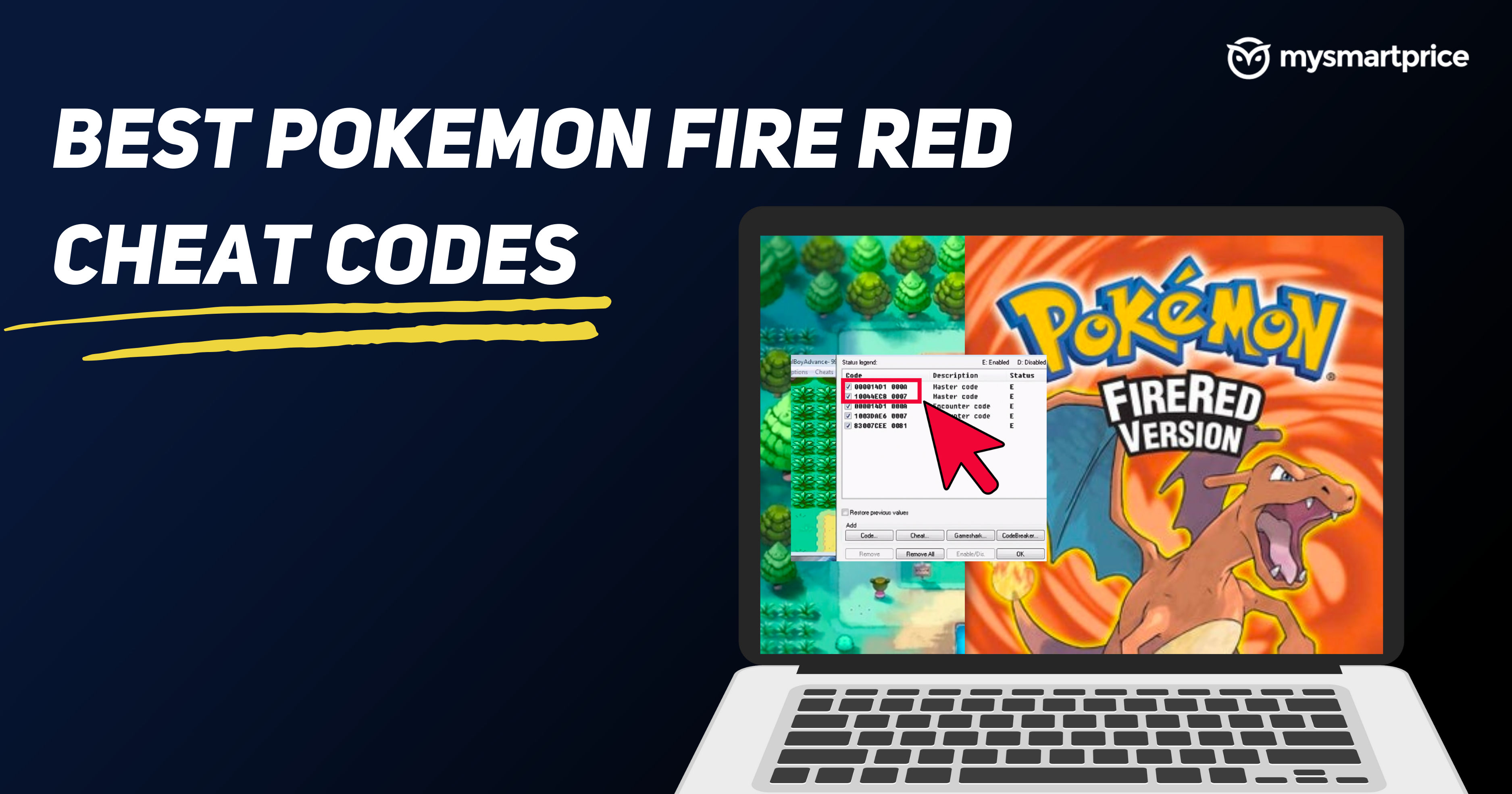 All Cheat Codes | Pokemon FireRed