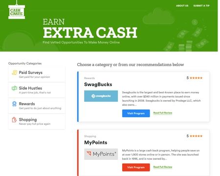 Earn Real Money with Cash Crate