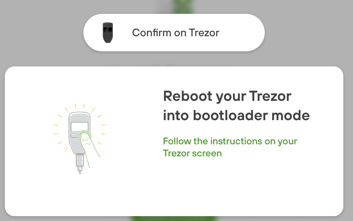 TREZOR One Dev Kits