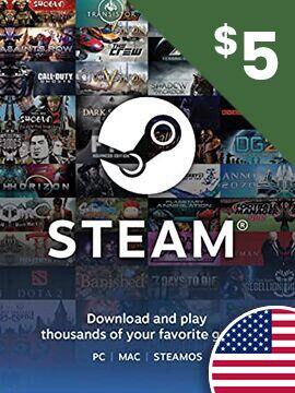 Steam Gift Card 5 USD