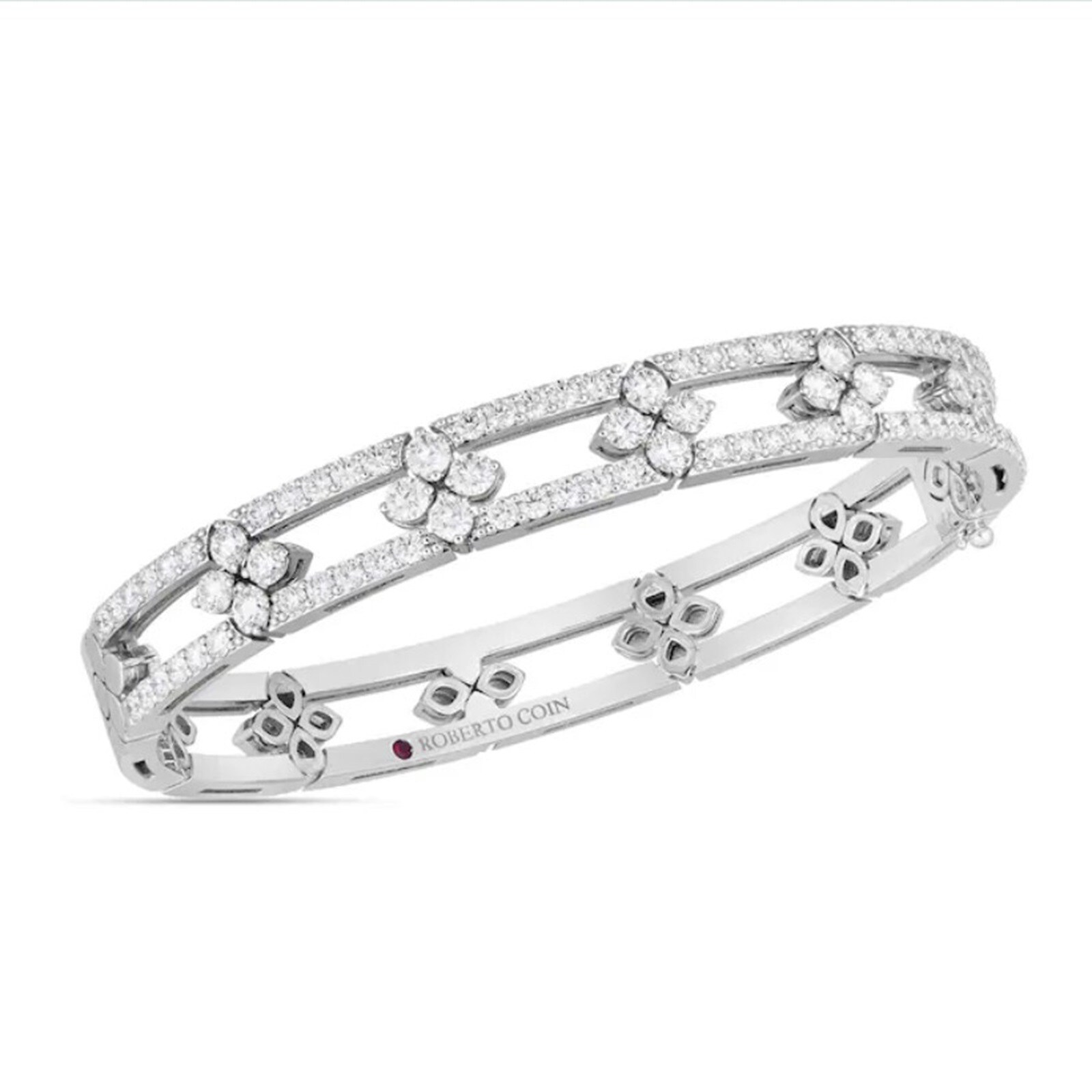 Roberto Coin Love In Verona Diamond Bangle - AYBAX