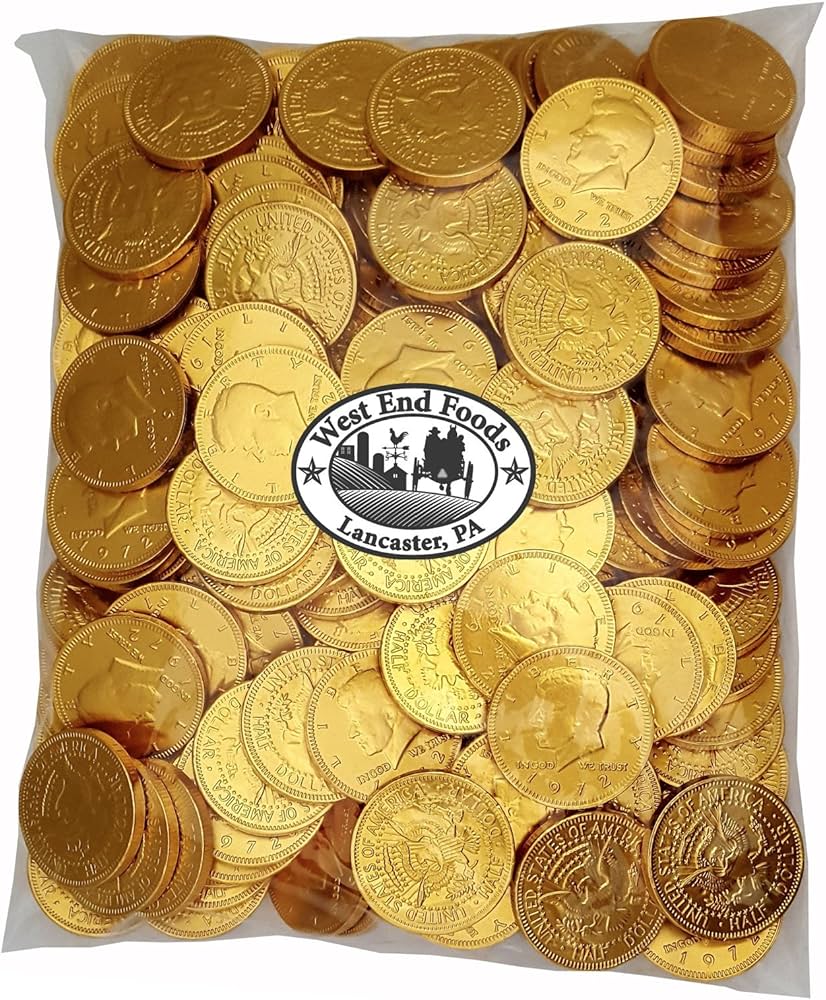 ostrov-dety.ru : RiverFinn Premium Large Milk Chocolate Coins