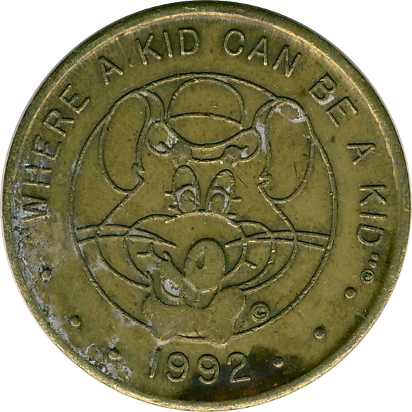 Token - Chuck E Cheese's Pizza - United States – Numista