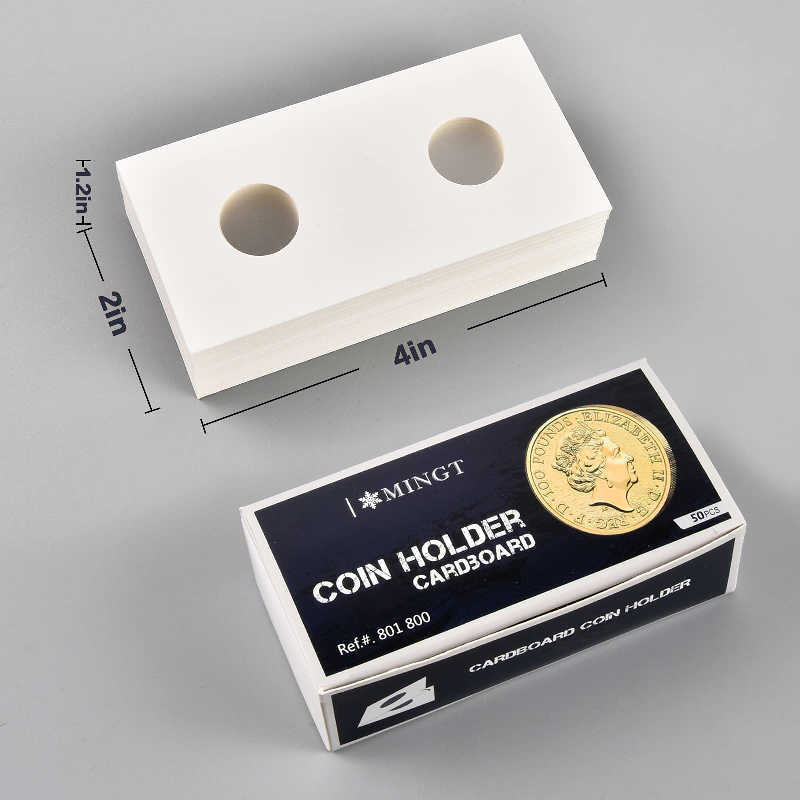 Coin Collecting Supplies : Cardboard Coin Holders, page 1