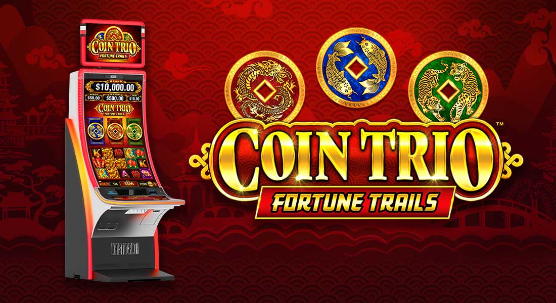 Coin Trio Slot Machine Casino Game | Stock Video | Pond5