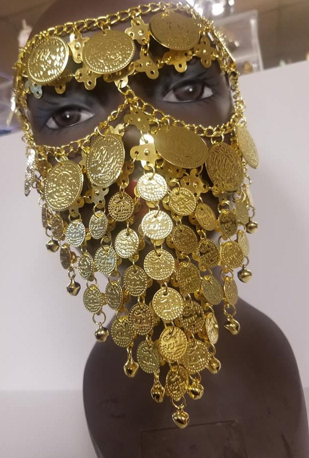 Astage Lady Cosplay Belly Dance Jewelry Coin Veil India | Ubuy