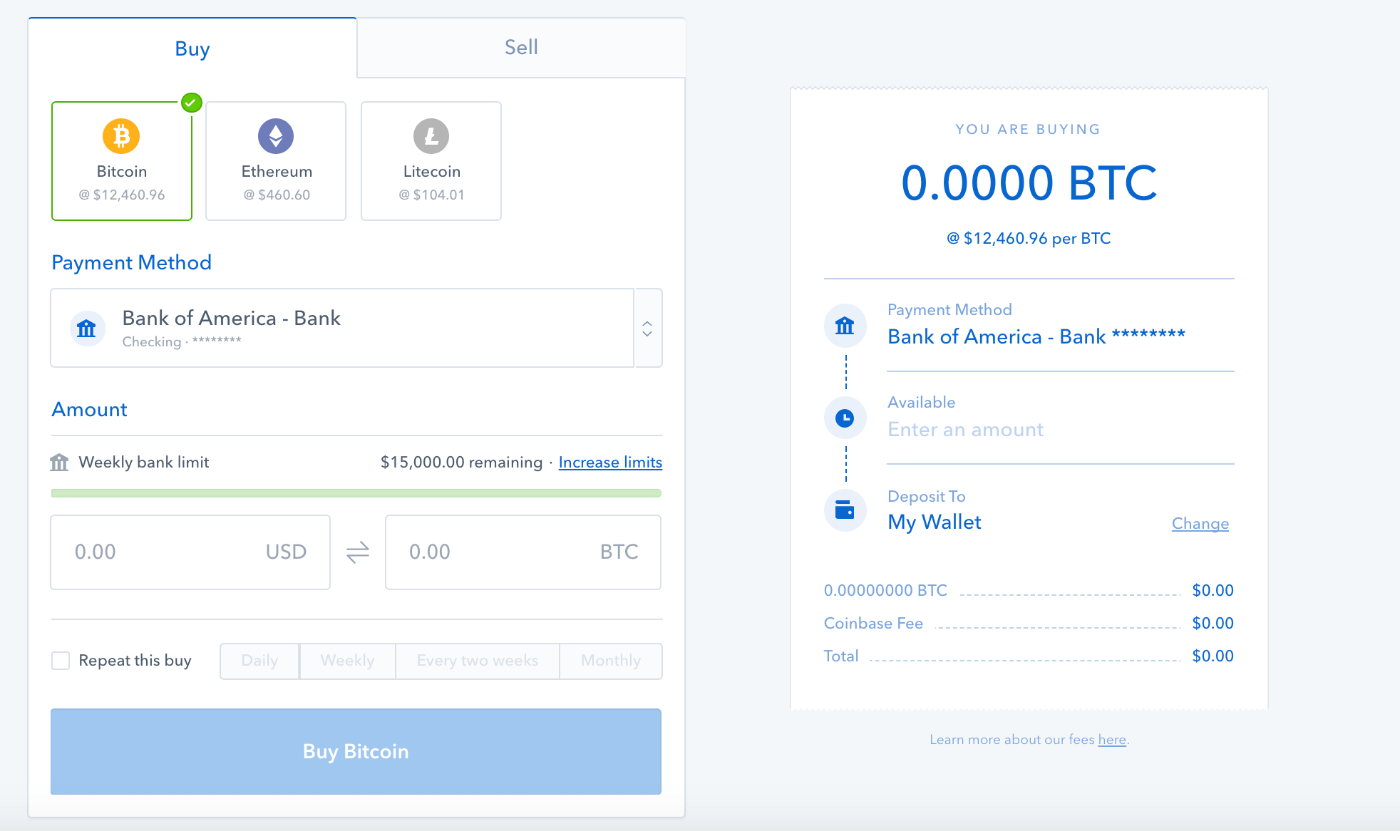 Coinbase Supported Coins ()