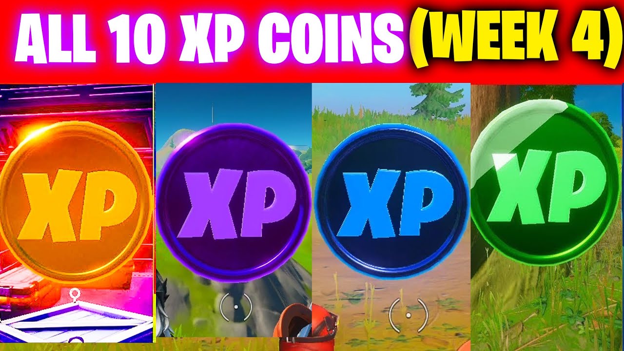 Every Week 9 XP Coin Location in Fortnite Season 4