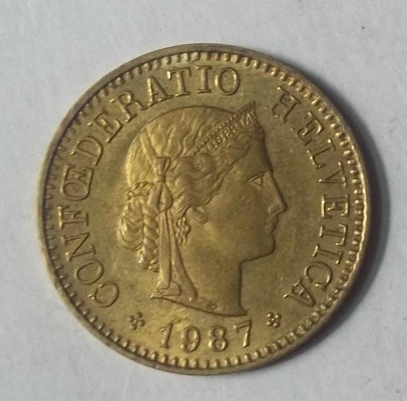 Five Francs , Coin from Switzerland - Online Coin Club