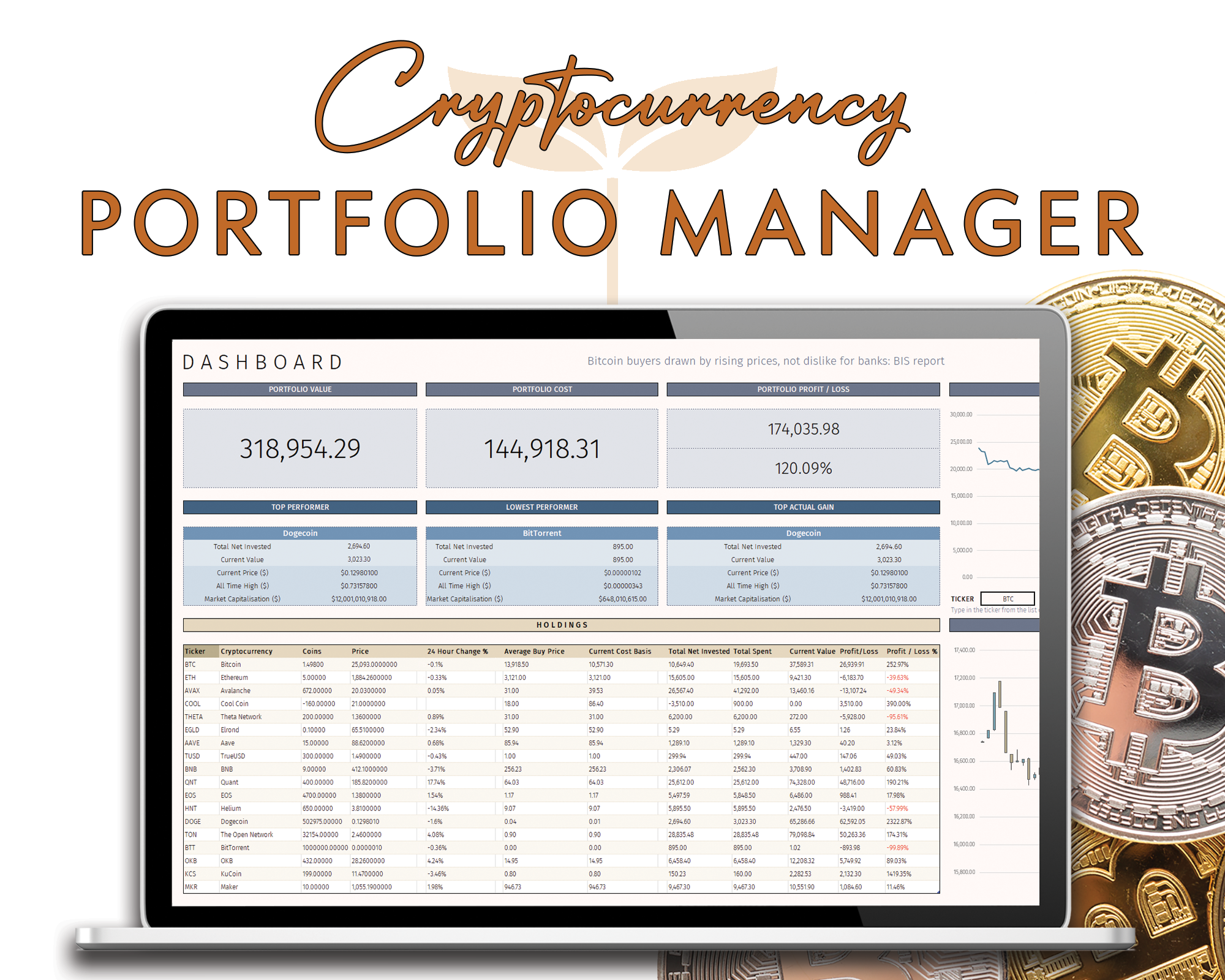 Cryptosheets | Real-time Cryptocurrency Add-In for Excel & Google Sheets