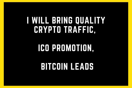 Quality Cryptocurrency and Bitcoin Traffic - Buy Crypto Ads