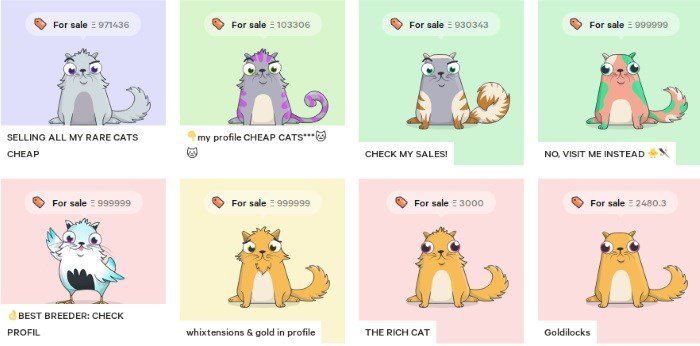 CryptoKitties (CK) Token Analytics | Ethereum Mainnet | Bitquery