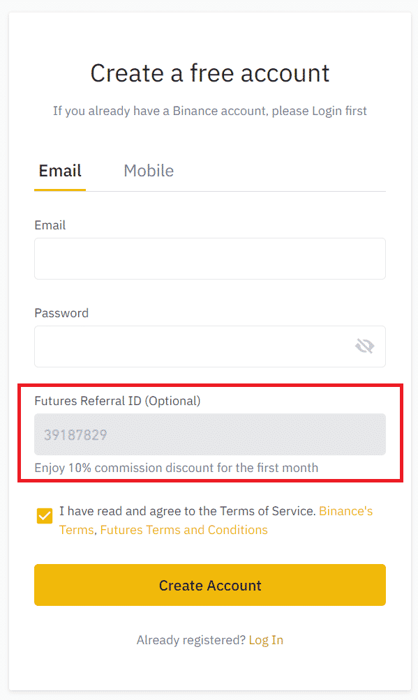 Binance Futures Referral Code Free $ and 40% Bonus - 