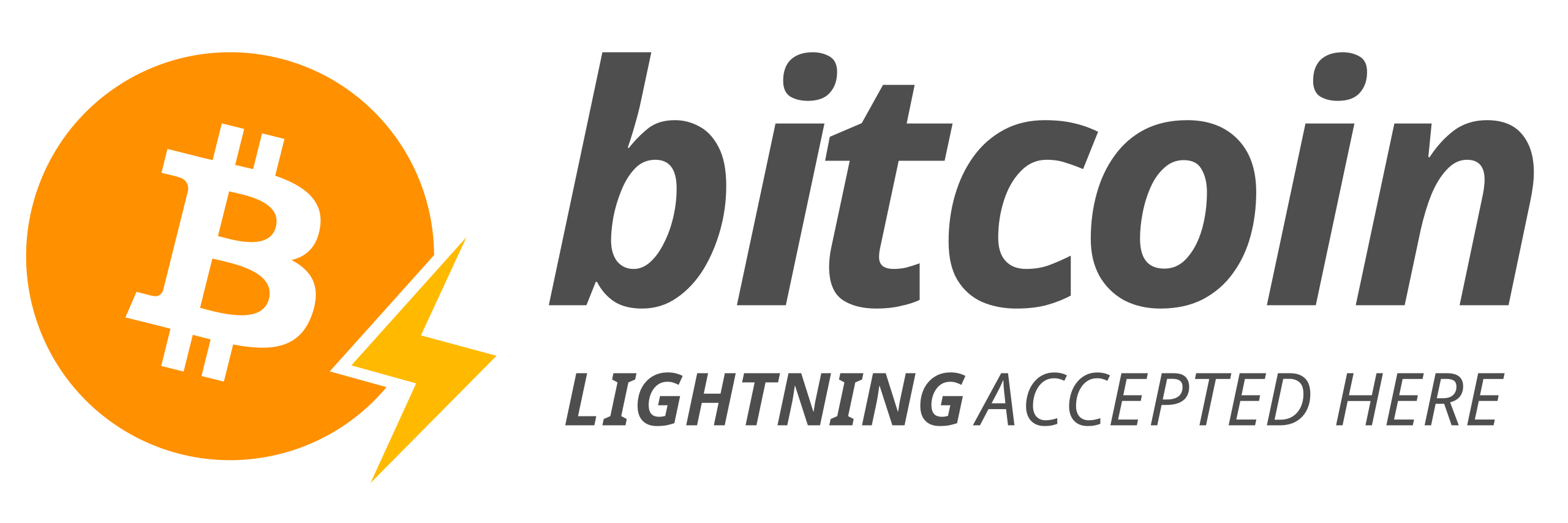 Bitcoin Accepted Here BTC Logo PNG Transparent – Brands Logos