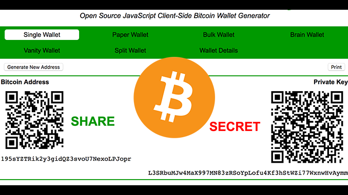 Bitcoin Address Generator in Obfuscated Python