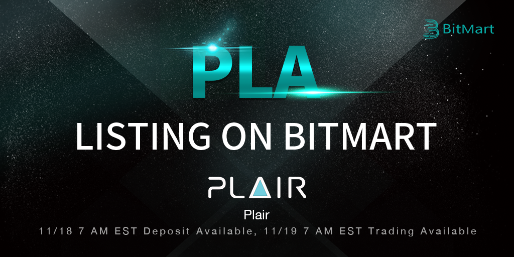 Plair (PLA) Price CAD | News, Trends & Charts | Bitbuy