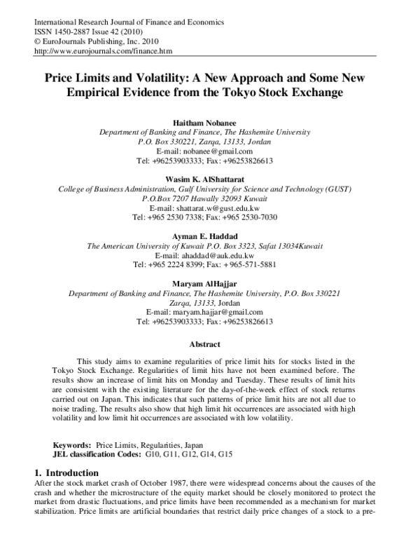 Effectiveness of price limits: Evidence from China’s ChiNext market - PMC